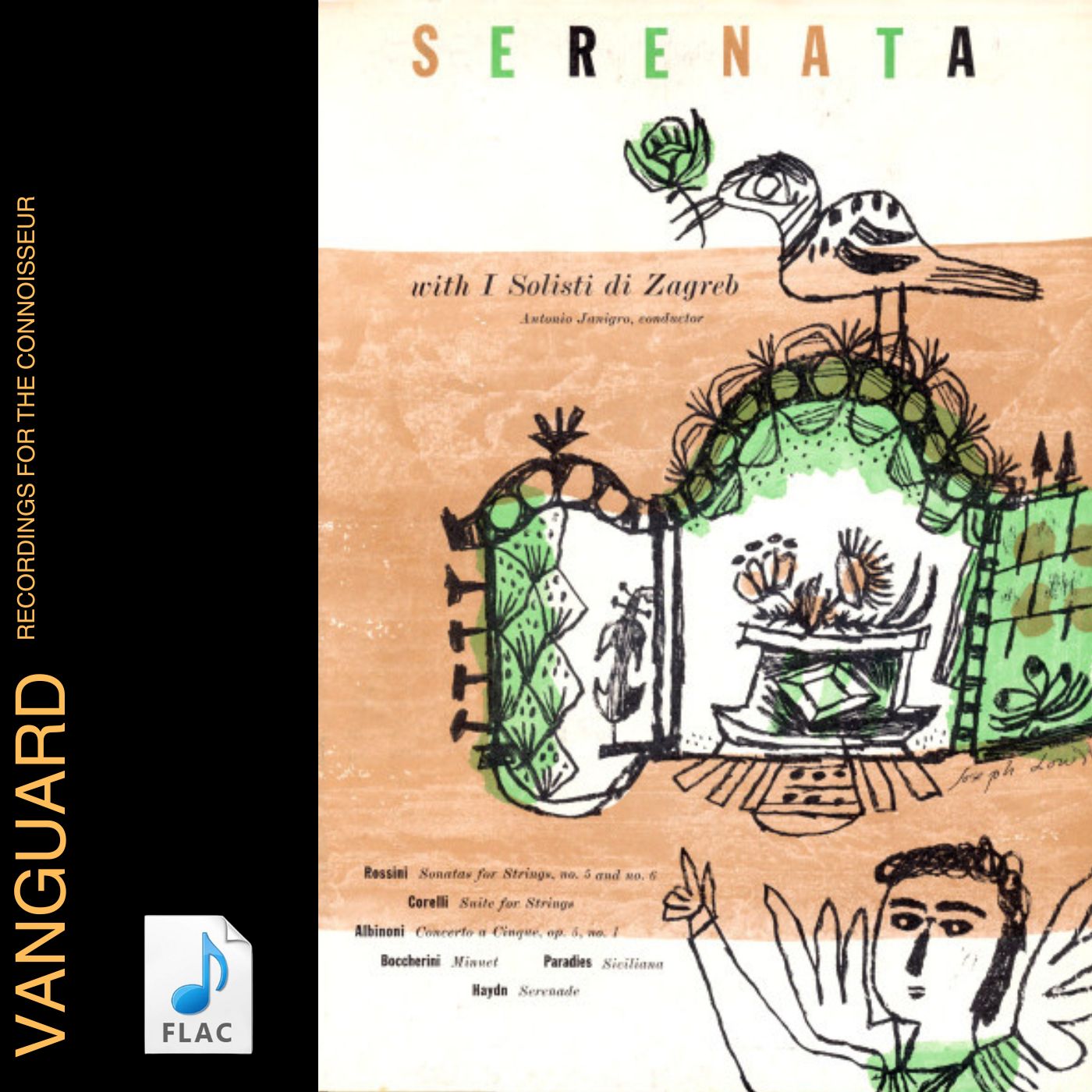 SERENATA: A Bouquet of Favorites for Strings - I Solisti di Zagreb, Antonio Janigro (DIGITAL DOWNLOAD)