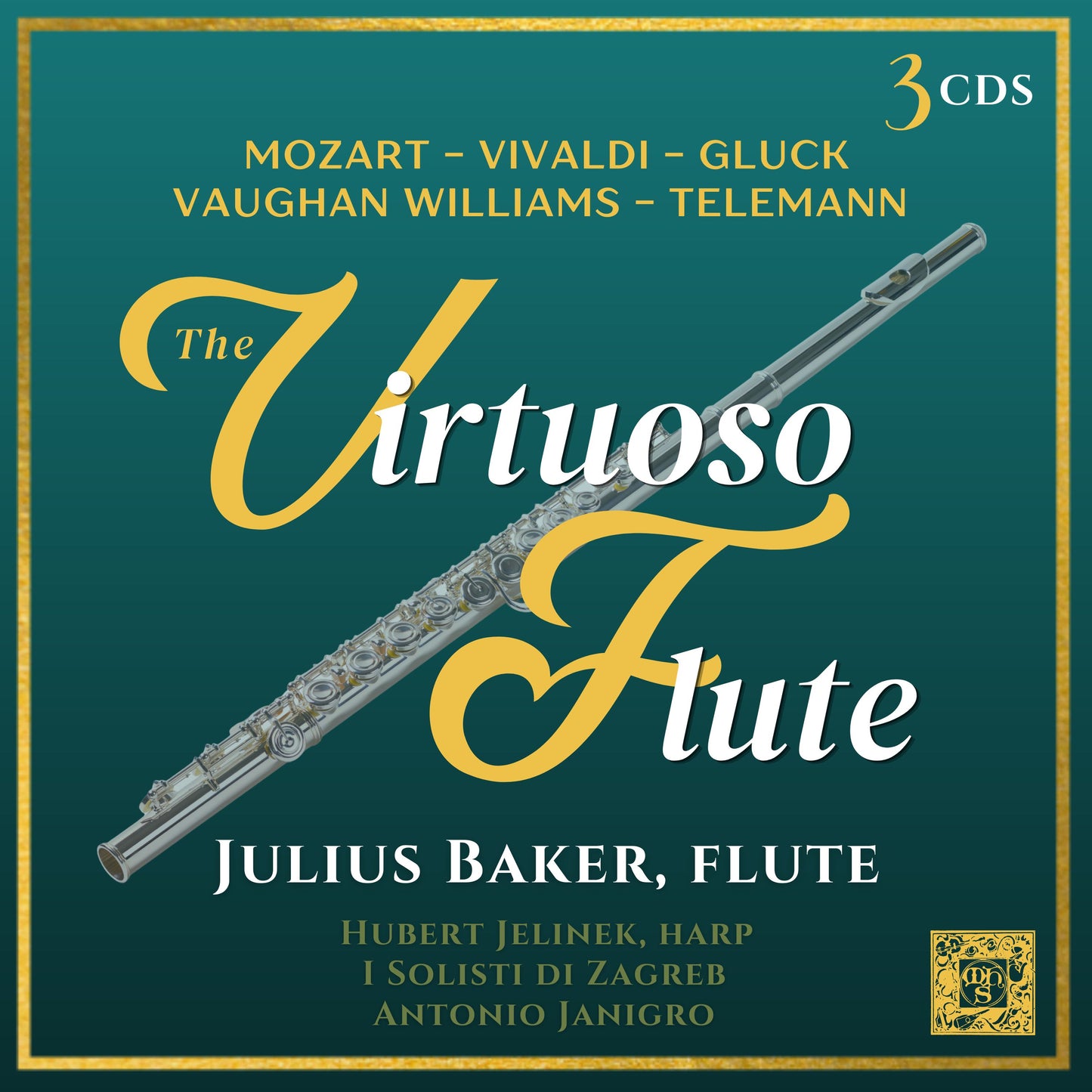 THE VIRTUOSO FLUTE - Julius Baker (3 CDs)