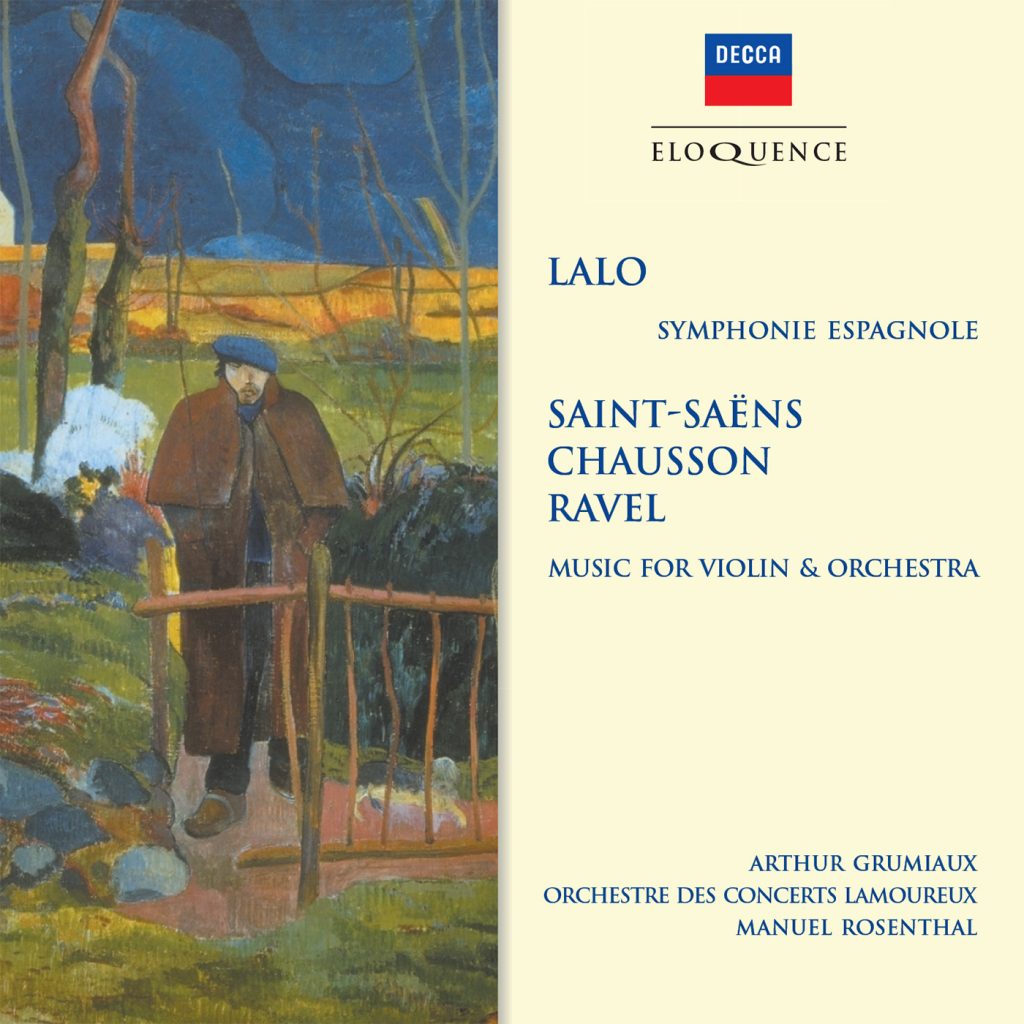 LALO SAINT SAENS CHAUSSON RAVEL Music for Violin Orchestra Arthur Grumiaux Lamoureux Orchestra Rosenthal