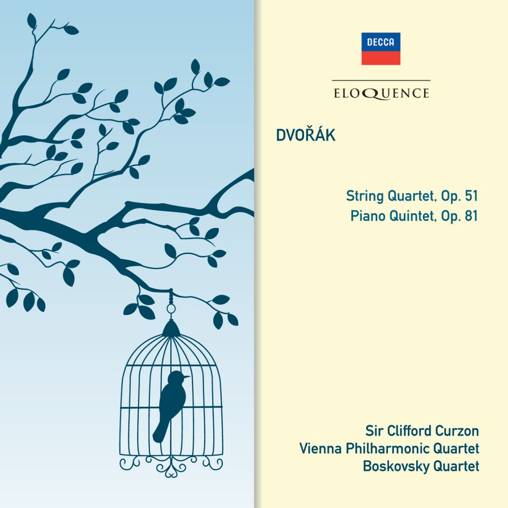 DVORAK: String Quartet Op. 51; Piano Quintet - Curzon, Vienna Philharmonic Quartet