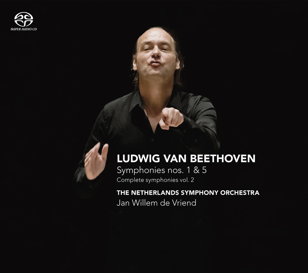 BEETHOVEN: SYMPHONIES NOS. 1 & 5 (COMPLETE SYMPHONIES, VOL. 2) - JAN WILLEM DE VRIEND, NETHERLANDS SYMPHONY ORCHESTRA (HYBRID SACD)