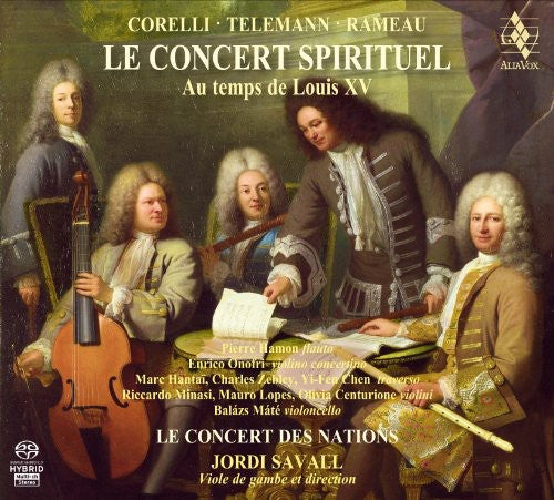 CORELLI - TELEMANN - RAMEAU: LE CONCERT SPIRITUEL - SAVALL, LE CONCERT DES NATIONS (HYBRID SACD)