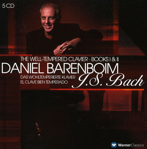BACH: Well-Tempered Clavier, BOOKS I & II - BARENBOIM (5 CDS)