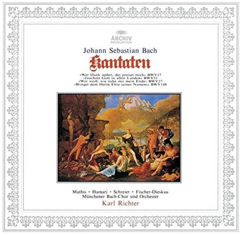 BACH: CANTATAS BWV 17,51, 27, 148 - RICHTER, KARL (JAPANESE PRESSING)