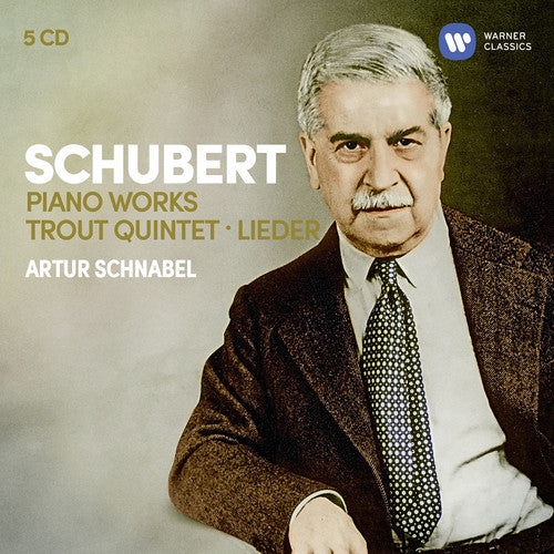 SCHUBERT: PIANO WORKS, TROUT QUINTET, LIEDER - SCHNABEL (5 CDS)