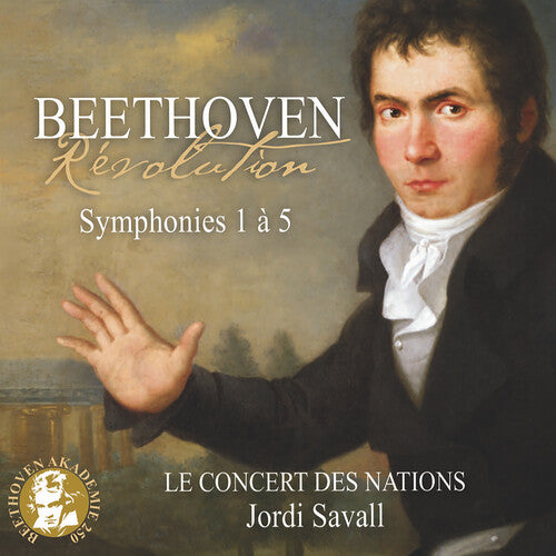 BEETHOVEN REVOLUTION: SYMPHONIES NOS. 1-5 - LE CONCERT DES NATIONS, SAVALL (3 HYBRID SACDS)