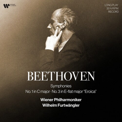 BEETHOVEN: SYMPHONIES NOS. 1 & 3 'EROICA' (1952) - WILHELM FURTWANGLER, WIENER PHILHARMONIKER (2 LPS)