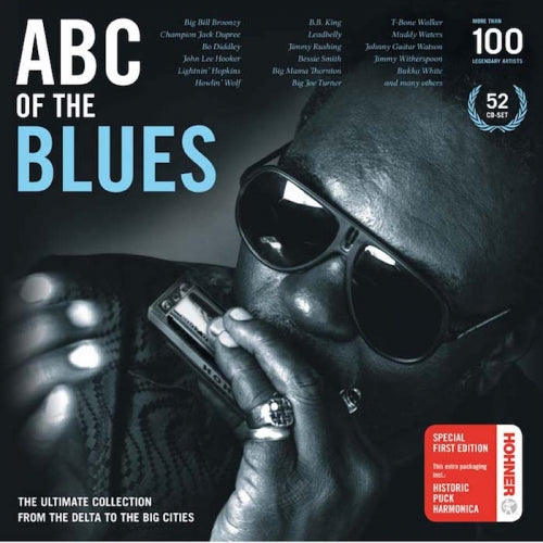 ABC OF THE BLUES (52 CDS - WITH FREE HOHNER HARMONICA)