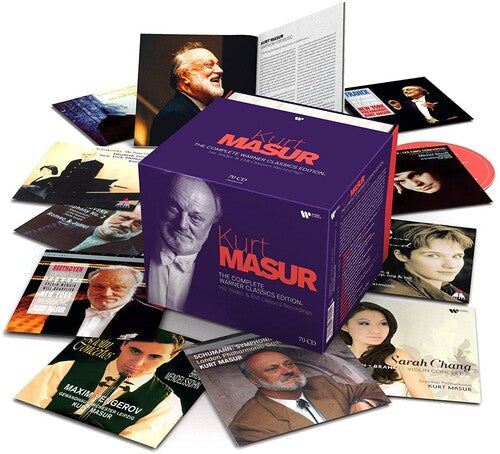 KURT MASUR: THE COMPLETE WARNER CLASSICS COLLECTION - HIS TELDEC AND EMI CLASSICS RECORDINGS (70 CDS)