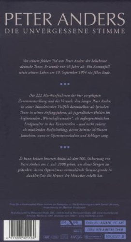 PETER ANDERS: THE UNFORGOTTEN VOICE (10 CDS)