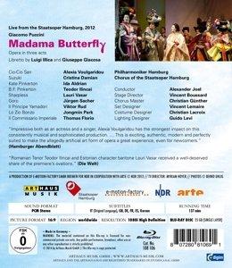 PUCCINI: MADAMA BUTTERFLY (BLU-RAY) - VOULGARIDOU; DAMIAN; ALDRIAN; ILINCAI; PHILHARMONIKER HAMBURG; CHORUS OF STAATSOPER HAMBURG; JOEL; BOUSSARD