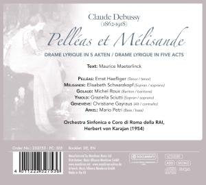 DEBUSSY: PELLEAS ET MELISANDE - KARAJAN, HAEFLIGER, SCHWARTZKOPF (2 CDS)