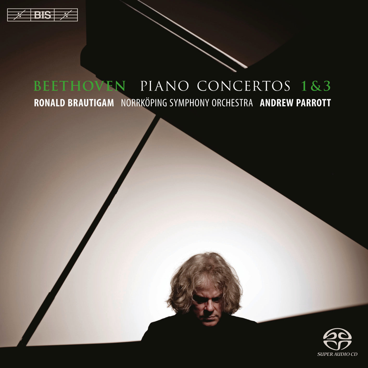 BEETHOVEN: Piano Concertos Nos 1 & 3 - Brautigam, Norrköping Symphony Orchestra, Parrott (Hybrid SACD)