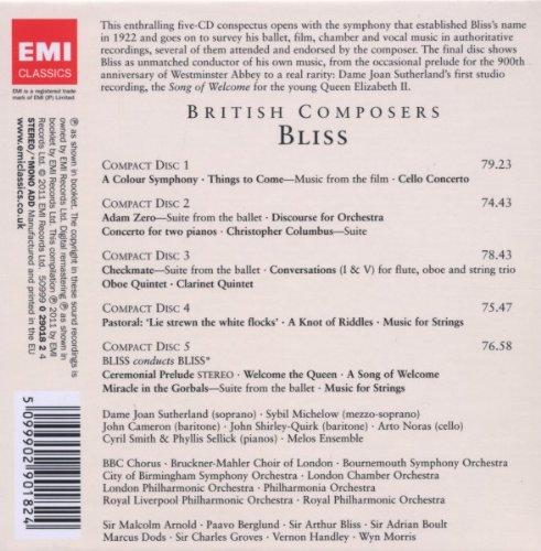 BRITISH COMPOSERS: ARTHUR BLISS (5 CDS)