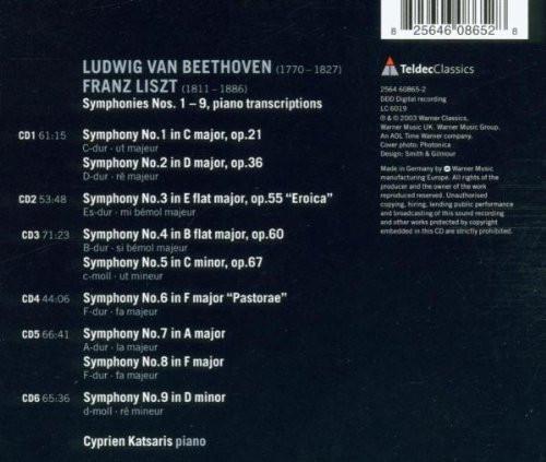 Beethoven/Liszt Transcriptions: Symphonies Nos. 1-9 - Cyprien Katsaris (6CD)