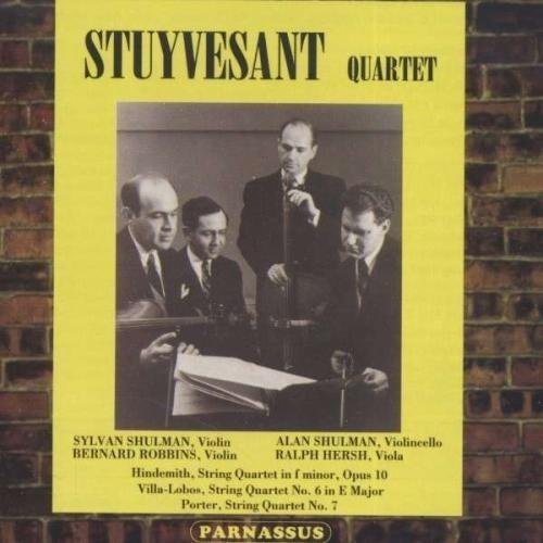 STUYVESANT STRING QUARTET PLAYS HINDEMITH, VILLA-LOBOS & PORTER