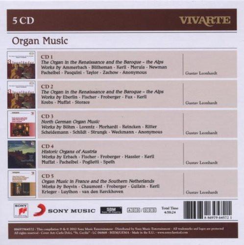 THE ORGAN IN RENAISSANCE & BAROQUE - Gustav Leonhardt (5 CDs)