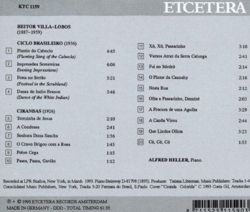 VILLA-LOBOS: Piano Works, Vol 2 - Alfred Heller
