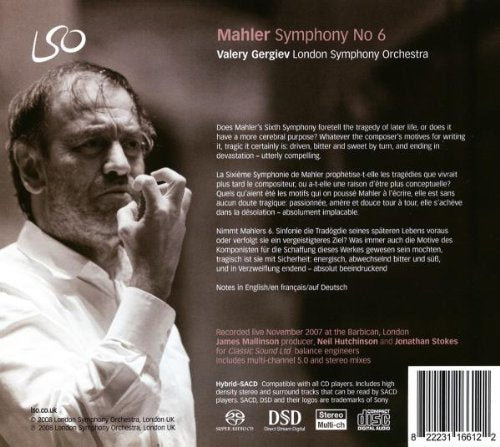 MAHLER: Symphony No. 6 - London Symphony Orchestra, Valery Gergiev (HYBRID SACD)