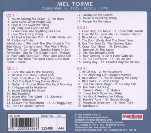 MEL TORME: BUT BEAUTIFUL (4 CDS)