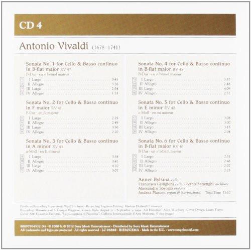VIVALDI: THE FOUR SEASONS, CONCERTOS AND CELLO SONATAS (4 CDS)