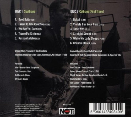 JOHN COLTRANE: SOULTRANE/FIRST TRANE (2 CDS)