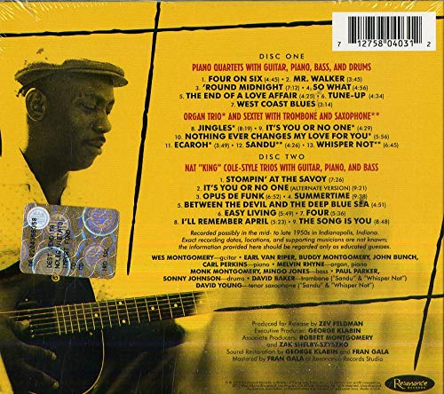 WES MONTGOMERY: Back On Indiana Avenue (2 CDs)