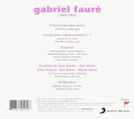 A CENTURY OF FRENCH MUSIC: GABRIEL FAURE (3 CDS)