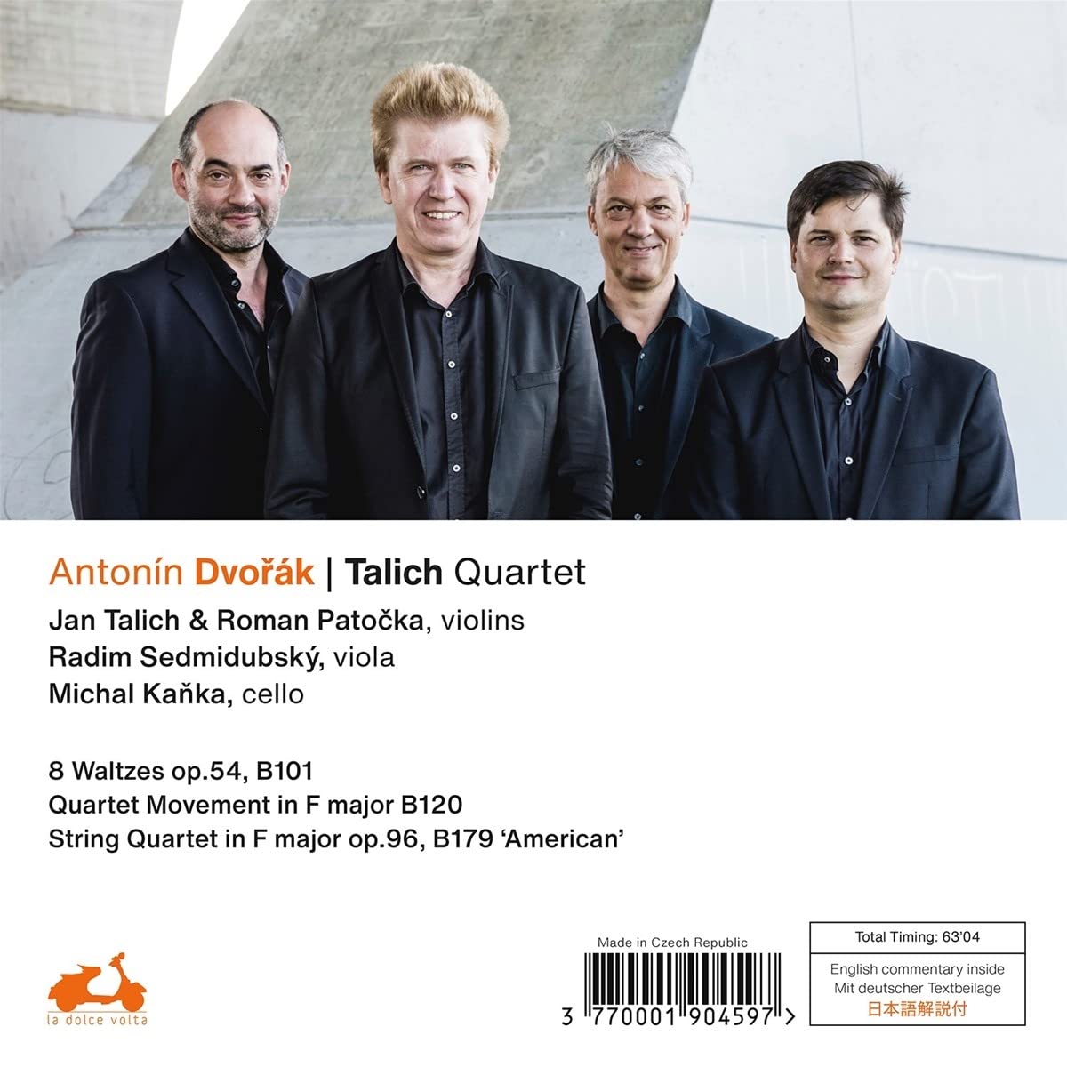 Dvorak: American Quartet, 8 Waltzes - Talich Quartet