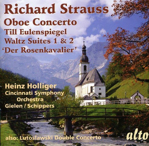STRAUSS, R: DOUBLE CONCERTO FOR OBOE & HARP; LUTOSLAWSKI: DOUBLE CONCERTO - HOLLIGER, CINCINNATI SYMPHONY ORCHESTRA