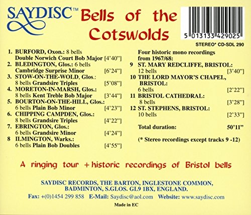 A Ringing Tour of Bells of the Cotswolds + Historic Recordings of Bristol Bells