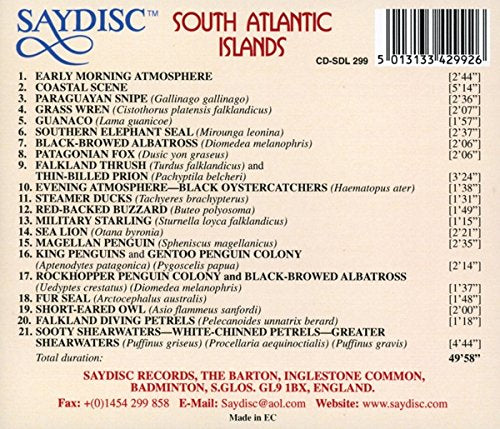 South Atlantic Islands: A Portrait of Falkland Islands Wildlife (Natural Sound)
