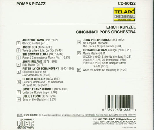 POMP & PIZAZZ: MARCH FAVOURITES - Erich Kunzel, Cincinnati Pops Orchestra