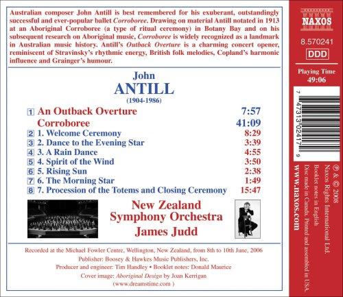 ANTILL: CORROBOREE - AN OUTBACK OVERTURE - JUDD; NEW ZEALAND SYMPHONY ORCHESTRA