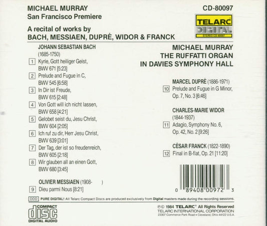 MICHAEL MURRAY: The RUFFATI ORGAN in Davies Symphony Hall