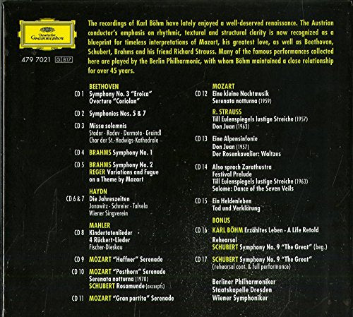 Karl Bohm: The Great Recordings 1953-1972 (17 CDs)