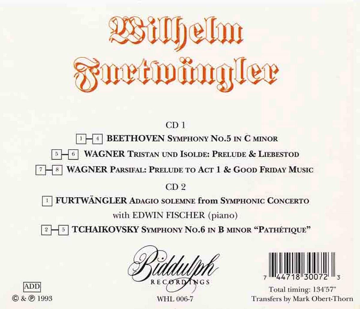 WILHELM FURTWANGLER and the BERLIN PHILHARMONIC: COMPLETE PRE-WAR HMV RECORDINGS (2 CDS)