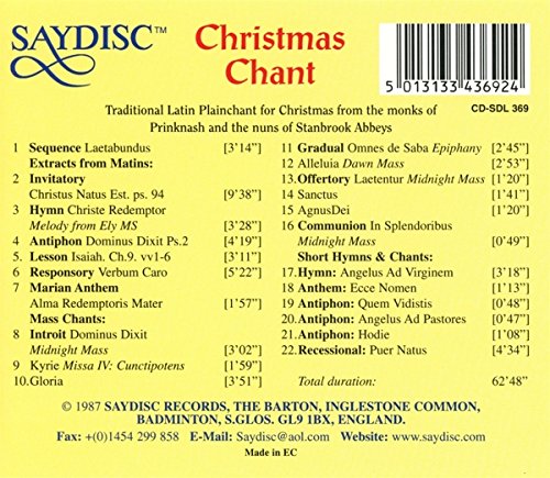 Christmas Chant: Monks of Prinknash Abbey & Nuns of Stanbrook Abbey