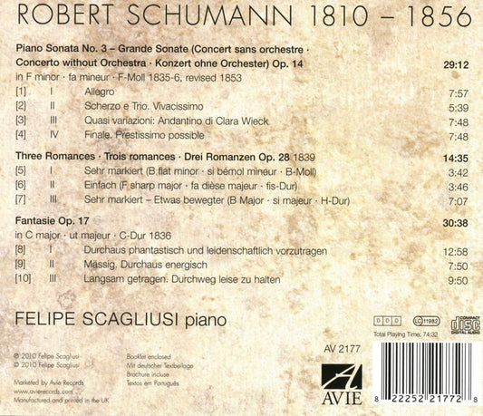 Schumann: Piano Music - Felipe Scagliusi