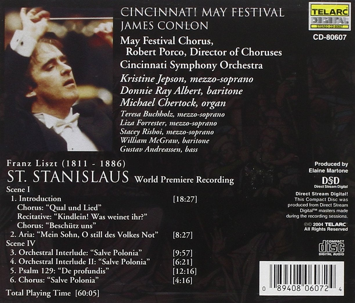 LISZT: ST. STANISLAUS - Cincinnati May Festival, James Conlon