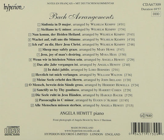 Bach: Arrangements - Angela Hewitt