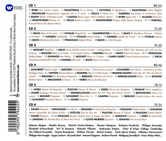 100 BEST SACRED MUSIC (6 CDS)