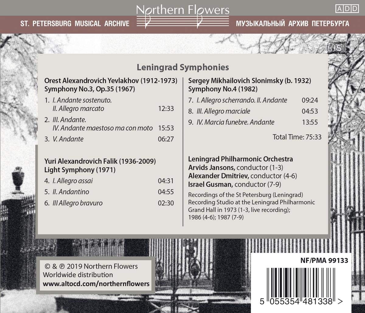 Leningrad Symphonies - Yevlakov; Falik; Slonimsky