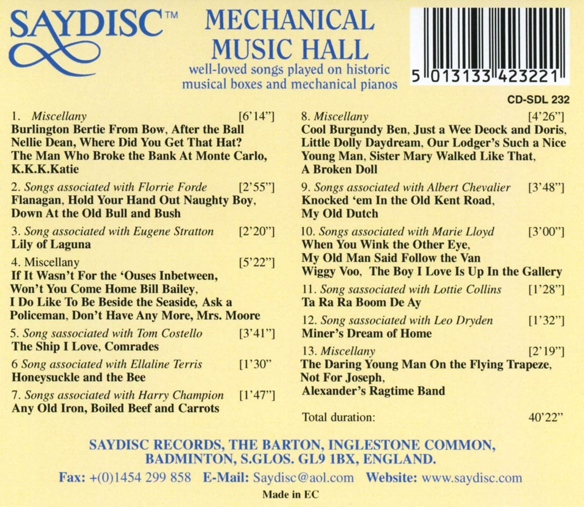 Mechanical Music Hall