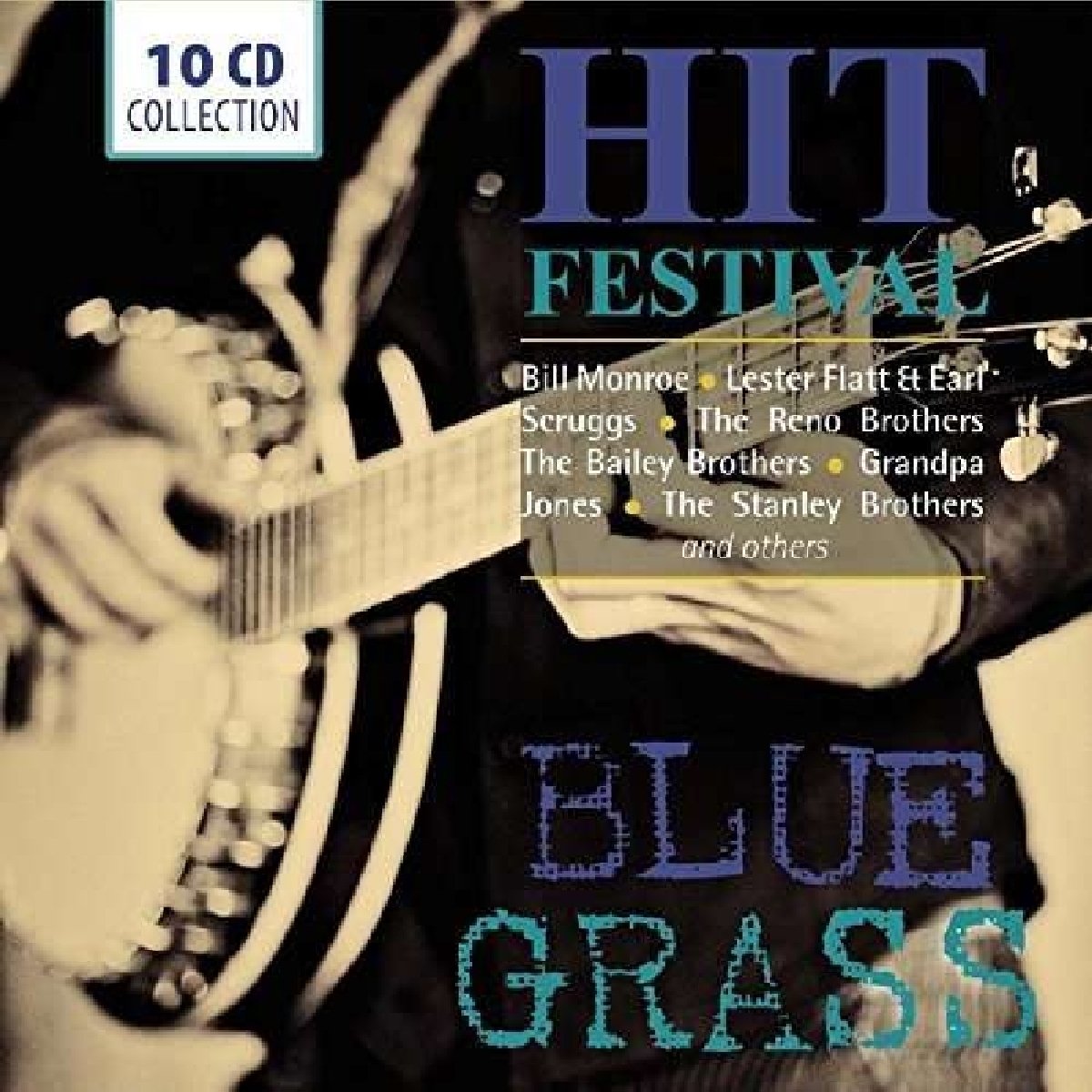 BLUEGRASS HIT FESTIVAL - Monroe/Flatt/Scruggs/Reno Brothers (10 CDS)