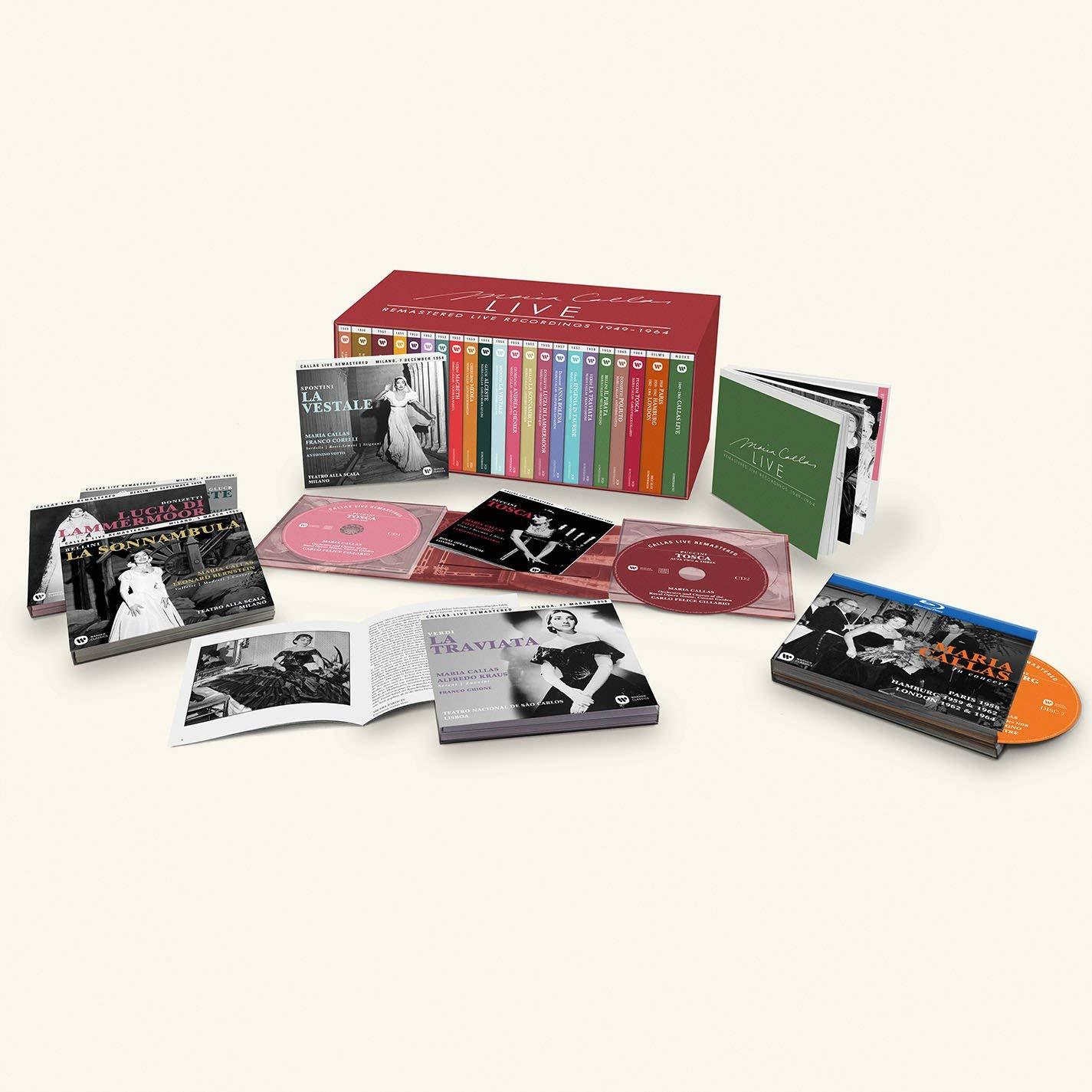 Maria Callas: The Live Recordings (42 CDs, 3 BluRays)