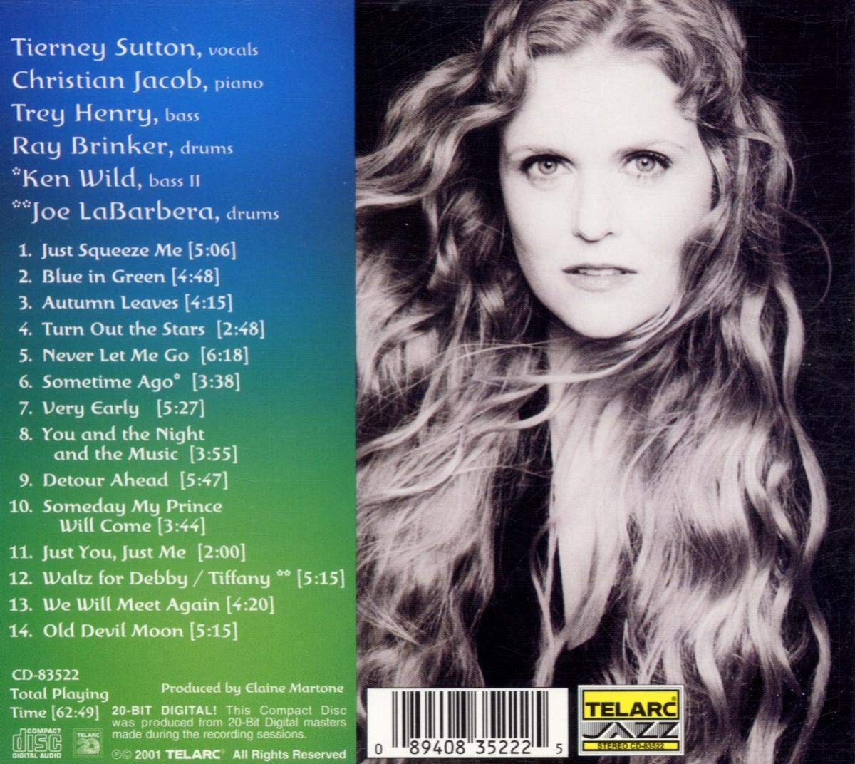 TIERNEY SUTTON: BLUE IN GREEN