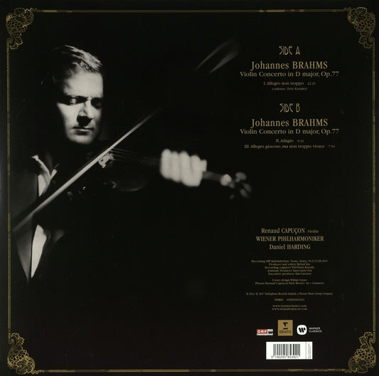 BRAHMS: VIOLIN CONCERTO: CAPUCON, WIENER PHILHARMONIKER, HARDING (LP)