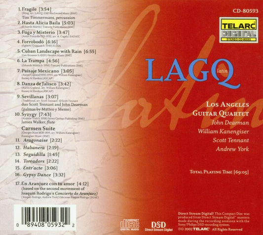 LAGQ LATIN (MARTIN / GISMONTI / COPLAND / RODRIGO) - Los Angeles Guitar Quintet