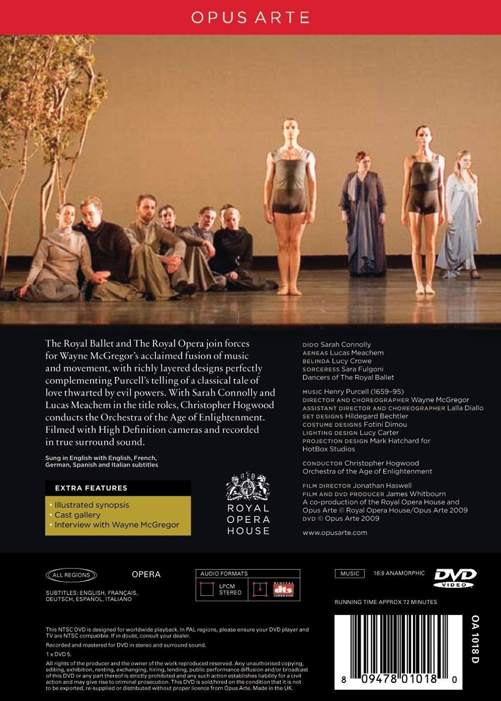 PURCELL: Dido and Aeneas - Christopher Hogwood, Orchestra of the Age of Enlightenment